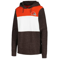 Cleveland Browns Antigua Women's Wicket Pullover Hoodie Brown
