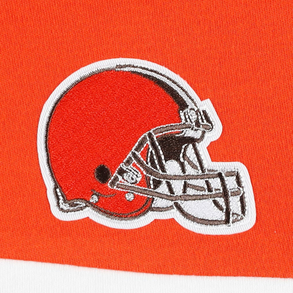 Cleveland Browns Antigua Women's Wicket Pullover Hoodie Brown
