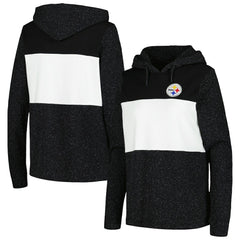 Pittsburgh Steelers Antigua Women's Wicket Pullover Hoodie Black