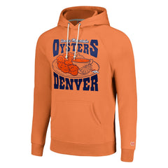 Denver Broncos Homage Unisex NFL x Guy Fieri’s Flavortown Tri-Blend Pullover Hoodie Orange