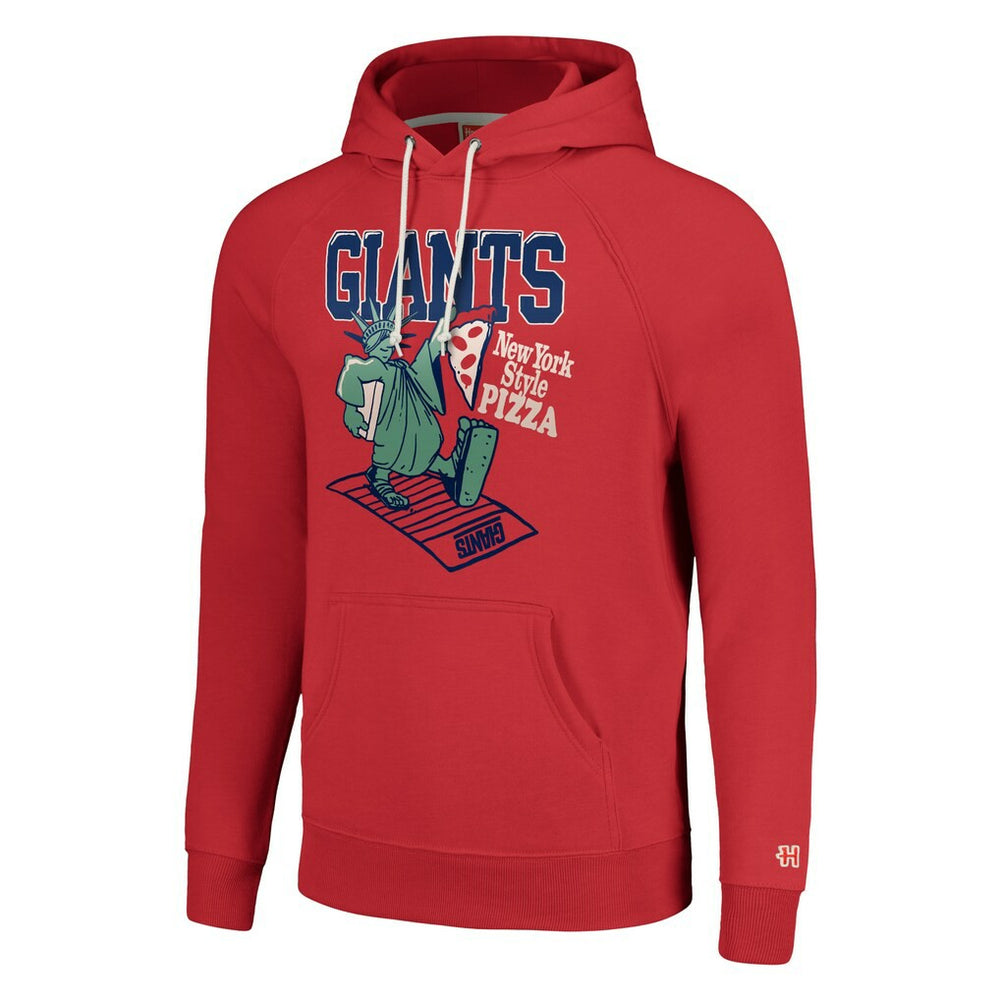New York Giants Homage Unisex NFL x Guy Fieri’s Flavortown Tri-Blend Pullover Hoodie Red