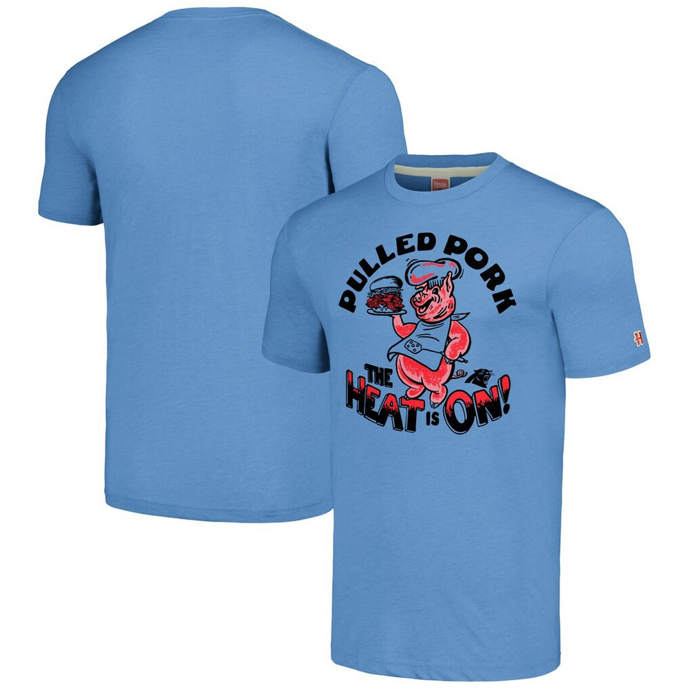 Carolina Panthers Homage Unisex NFL x Guy Fieri’s Flavortown Tri-Blend T-Shirt Light Blue