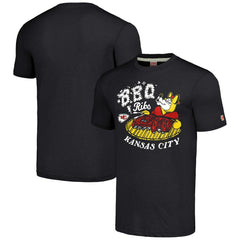 Kansas City Chiefs Homage Unisex NFL x Guy Fieri’s Flavortown Tri-Blend T-Shirt Charcoal