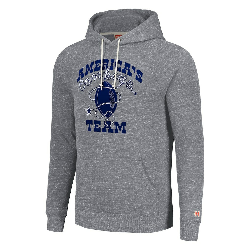 Dallas Cowboys Homage Unisex Hyperlocal Raglan Pullover Hoodie Gray