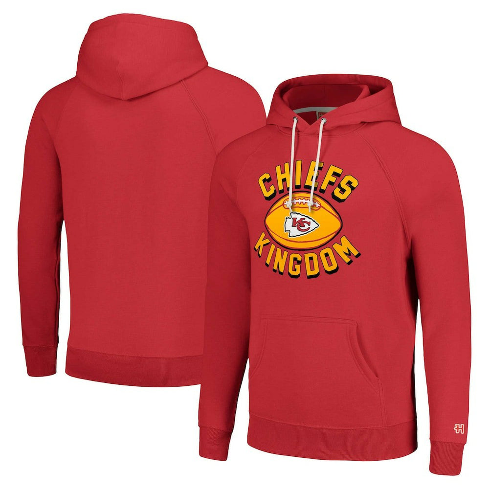 Kansas City Chiefs Homage Unisex Hyperlocal Raglan Pullover Hoodie Red