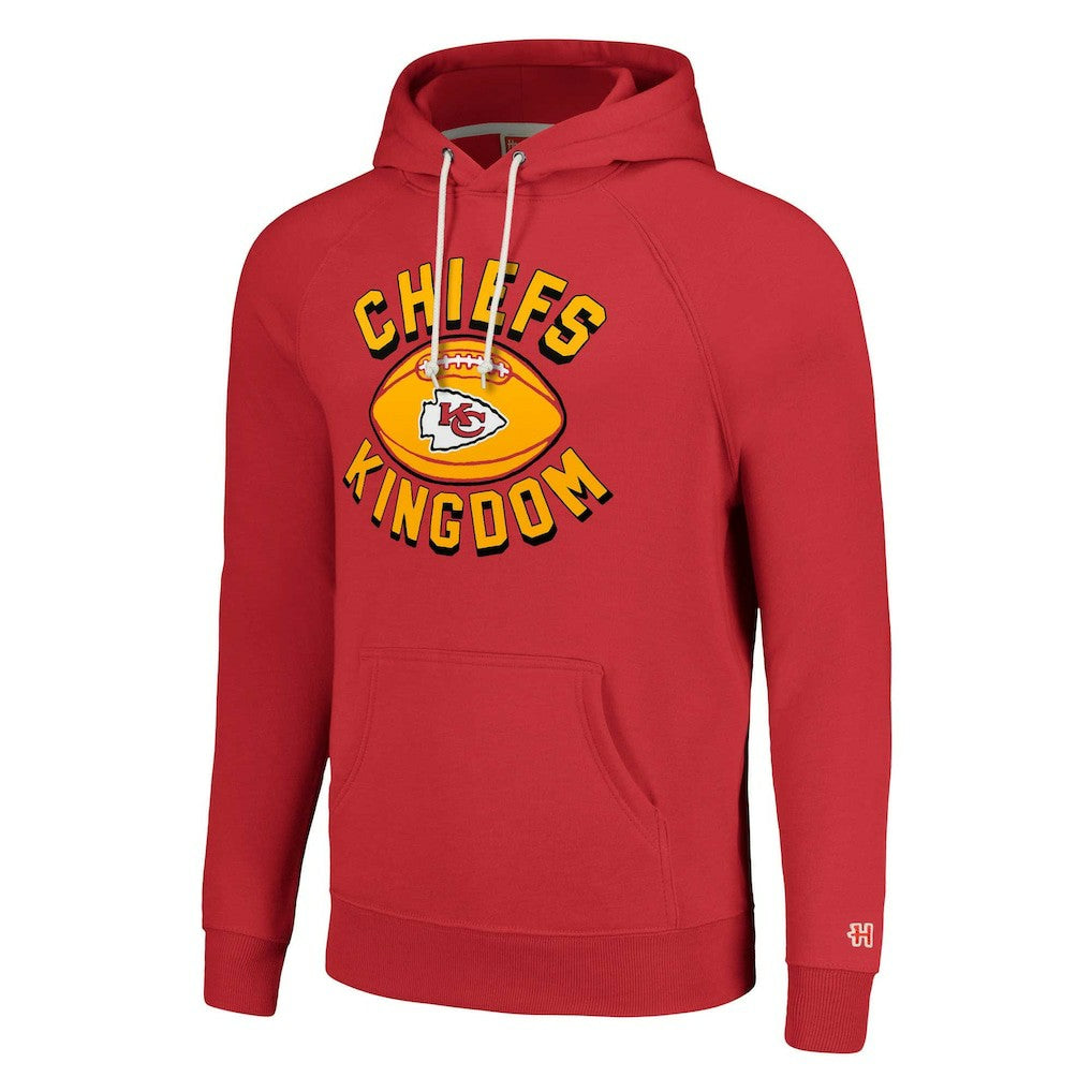 Kansas City Chiefs Homage Unisex Hyperlocal Raglan Pullover Hoodie Red