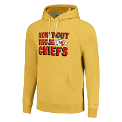 Kansas City Chiefs Homage Unisex Hyperlocal Raglan Pullover Hoodie Gold