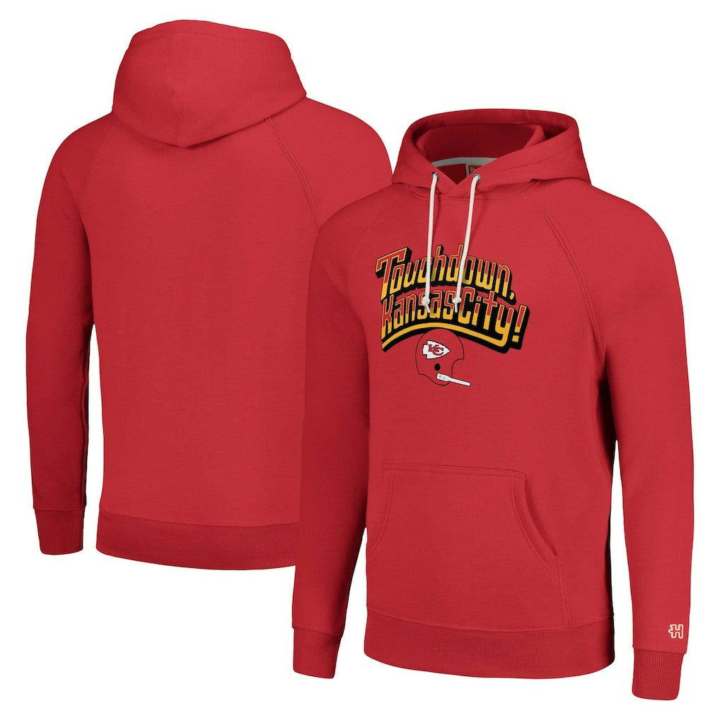 Kansas City Chiefs Homage Unisex Hyperlocal Raglan Pullover Hoodie Red