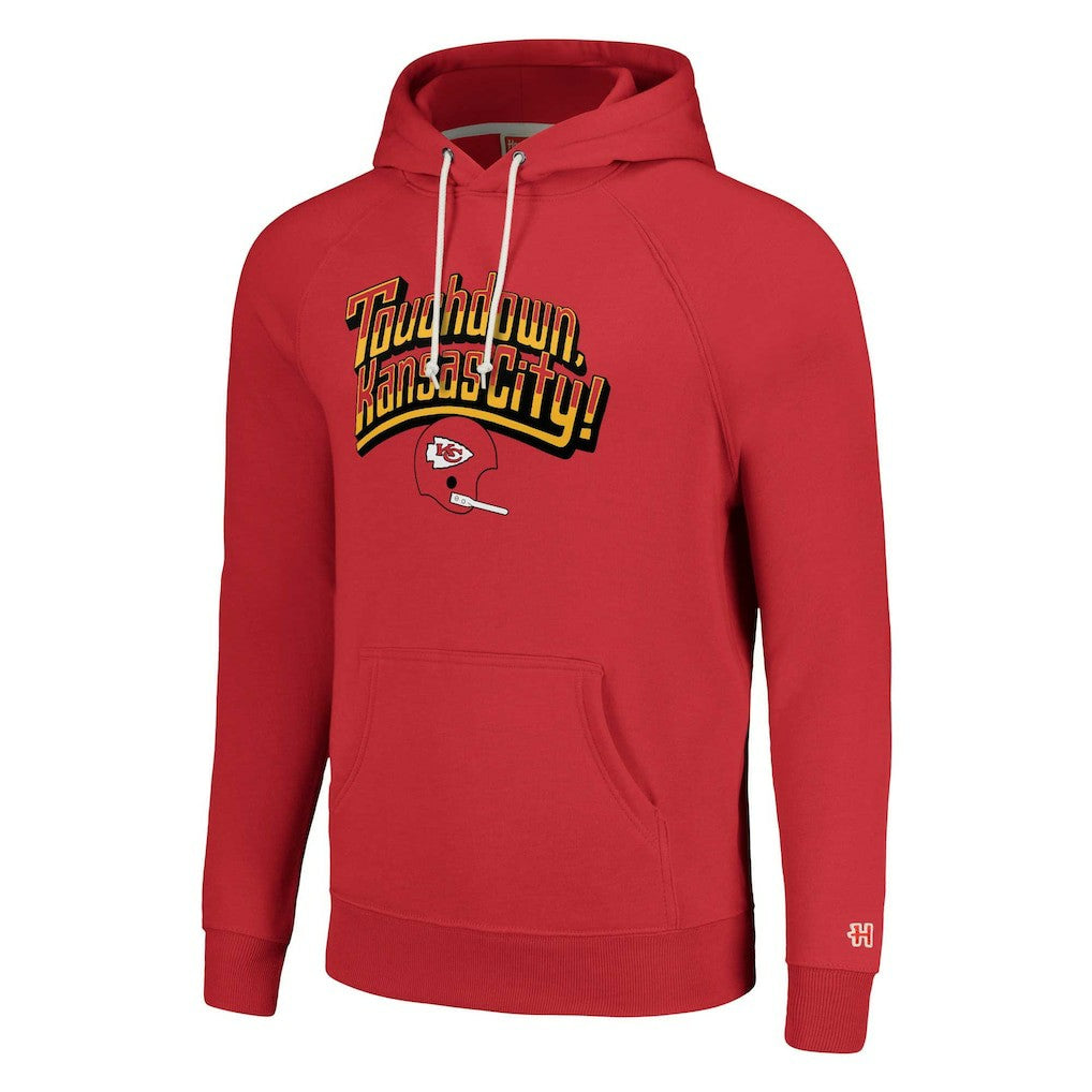 Kansas City Chiefs Homage Unisex Hyperlocal Raglan Pullover Hoodie Red