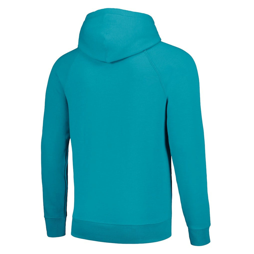 Miami Dolphins Homage Unisex Hyperlocal Raglan Pullover Hoodie Aqua