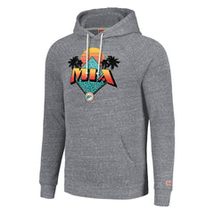 Miami Dolphins Homage Unisex Hyperlocal Raglan Pullover Hoodie Gray