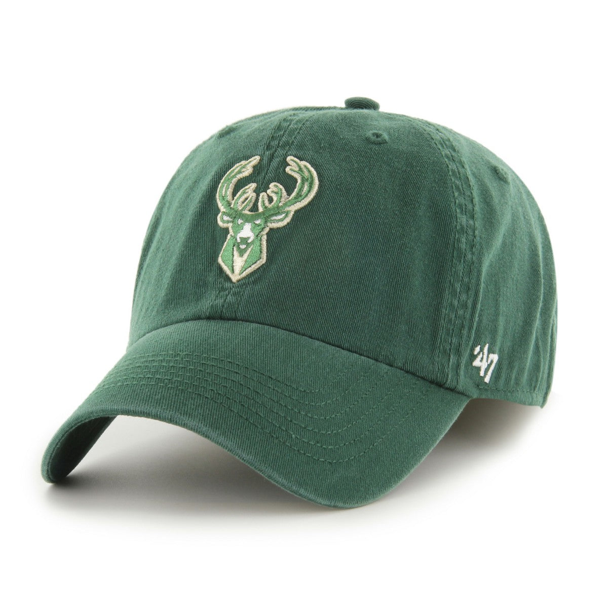 Milwaukee Bucks '47 Classic Franchise Fitted Hat Hunter Green | 47 brand for sale