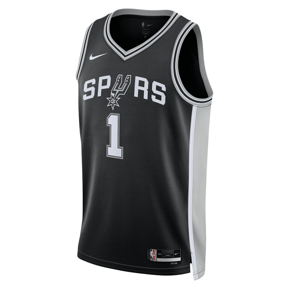 Victor Wembanyama San Antonio Spurs Unisex 2023 NBA Draft First Round Pick Swingman Jersey Icon Edition Black | Nike online