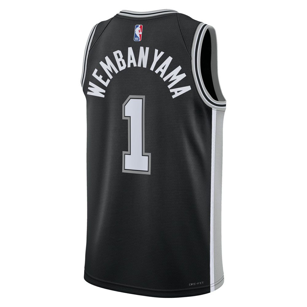 Victor Wembanyama San Antonio Spurs Unisex 2023 NBA Draft First Round Pick Swingman Jersey Icon Edition Black | Nike online