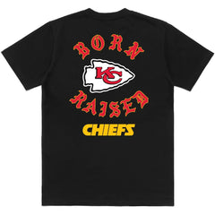 Kansas City Chiefs Born x Raised Unisex T-Shirt Black