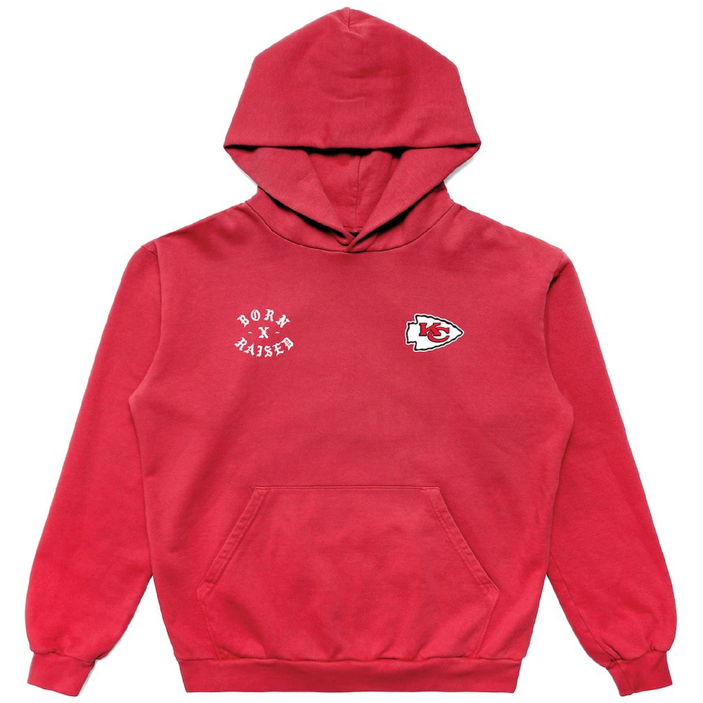 Kansas City Chiefs Born x Raised Unisex Pullover Hoodie Red