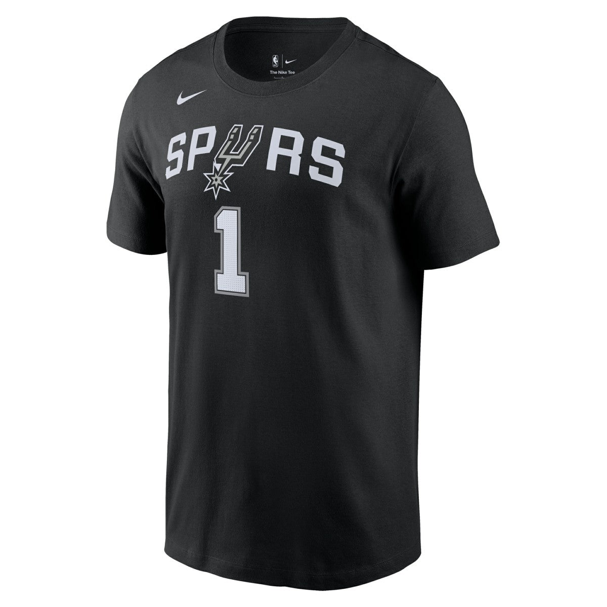 Victor Wembanyama San Antonio Spurs Icon 2022/23 Name & Number T-Shirt Black | Nike Near Me