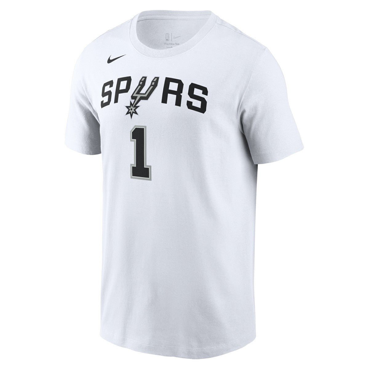 Victor Wembanyama San Antonio Spurs Icon 2022/23 Name & Number T-Shirt White | Nike for sale