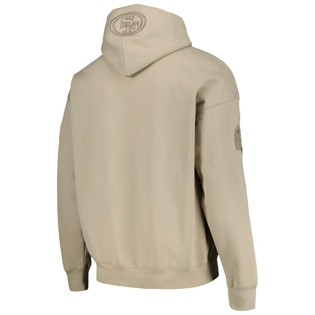 Christian McCaffrey San Francisco 49ers Pro Standard Player Name & Number Pullover Hoodie Tan
