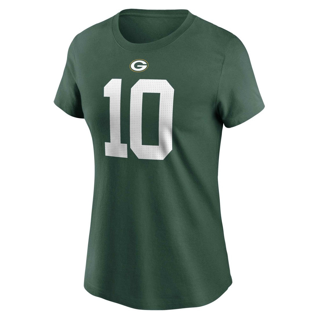 Nike Jordan Love Green Bay Packers Women's Player Name & Number T-Shirt Green