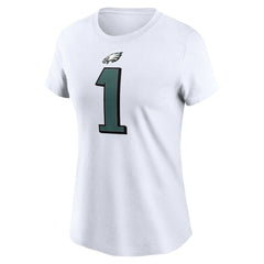 Nike Jalen Hurts Philadelphia Eagles Women's Player Name & Number T-Shirt White