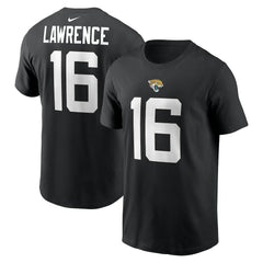 Nike Trevor Lawrence Jacksonville Jaguars Player Name & Number T-Shirt Black