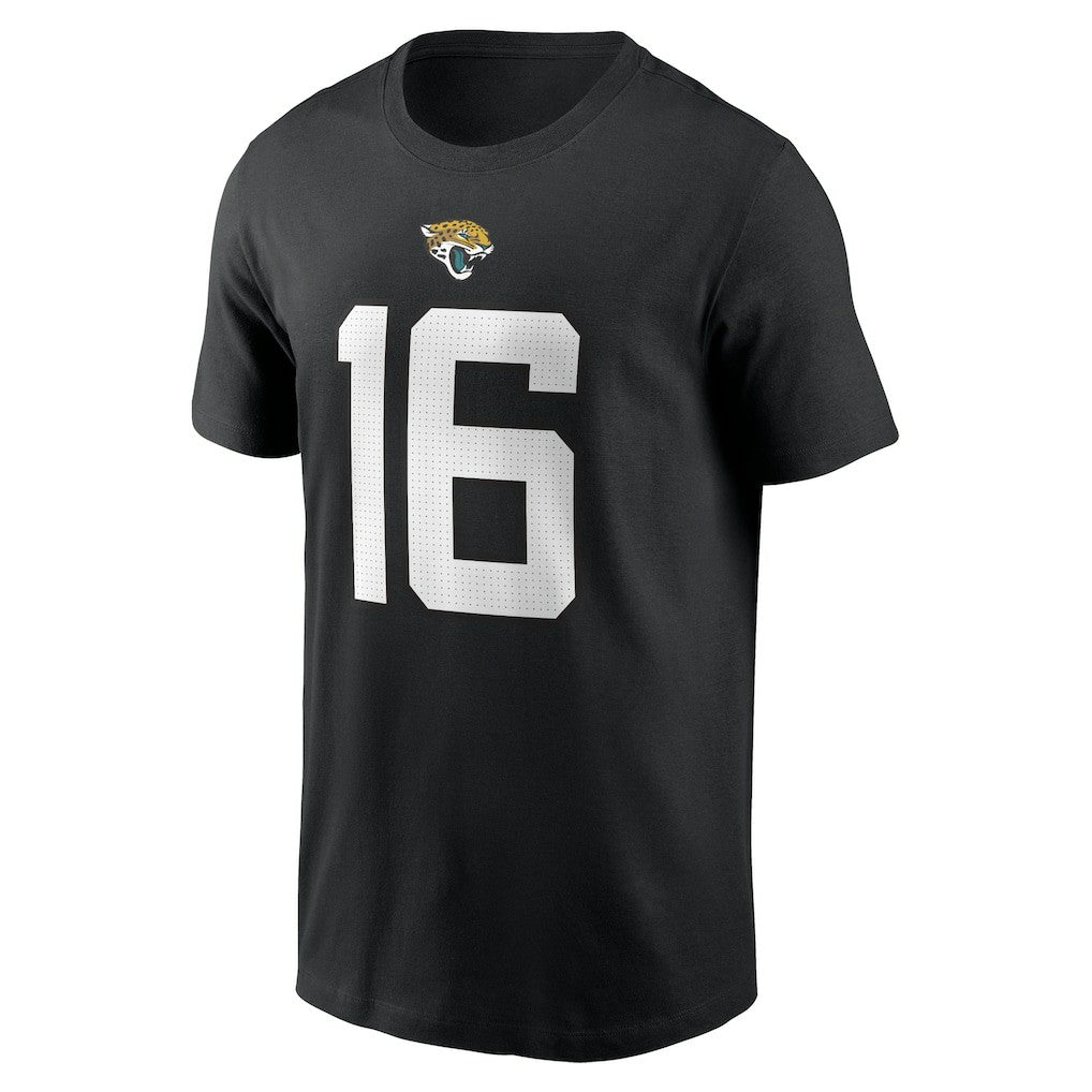 Nike Trevor Lawrence Jacksonville Jaguars Player Name & Number T-Shirt Black