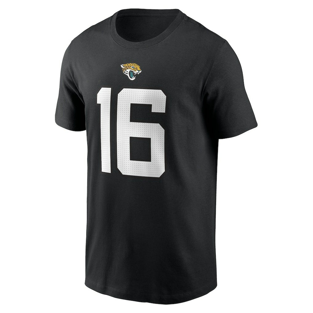 Nike Trevor Lawrence Jacksonville Jaguars Player Name & Number T-Shirt Black