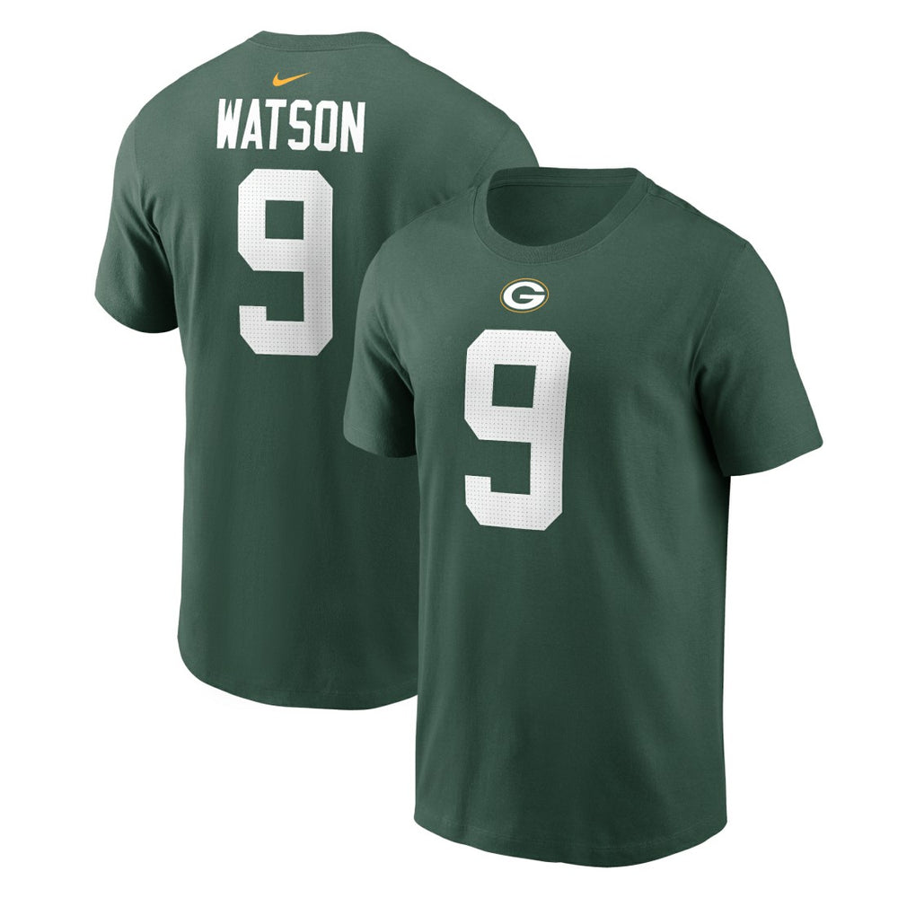 Nike Christian Watson Green Bay Packers Player Name & Number T-Shirt Green