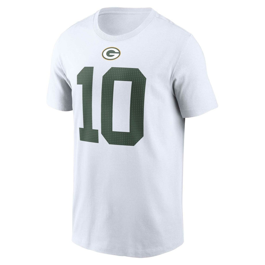 Nike Jordan Love Green Bay Packers Player Name & Number T-Shirt White