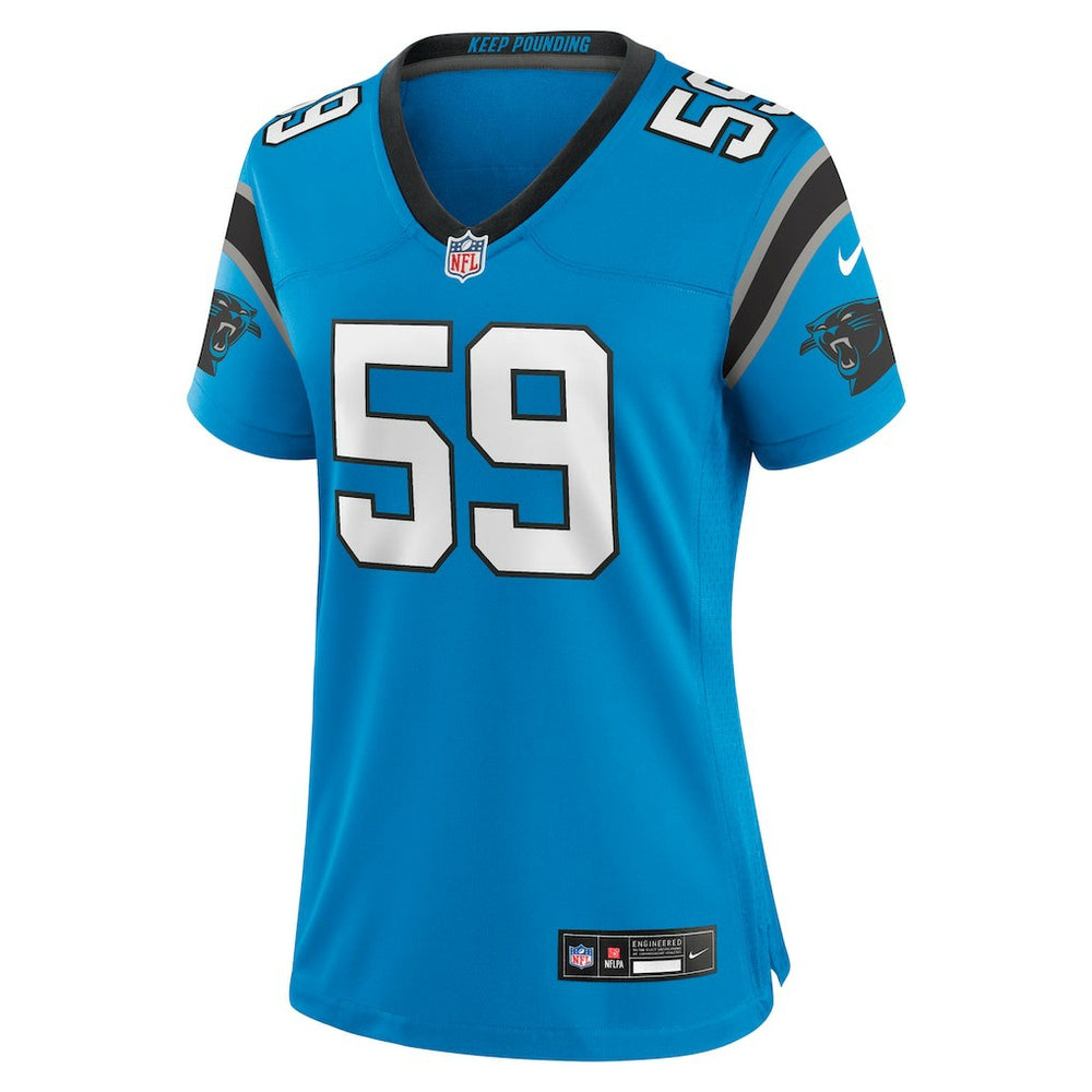 Nike Luke Kuechly Carolina Panthers Women's Retired Player Game Jersey Blue