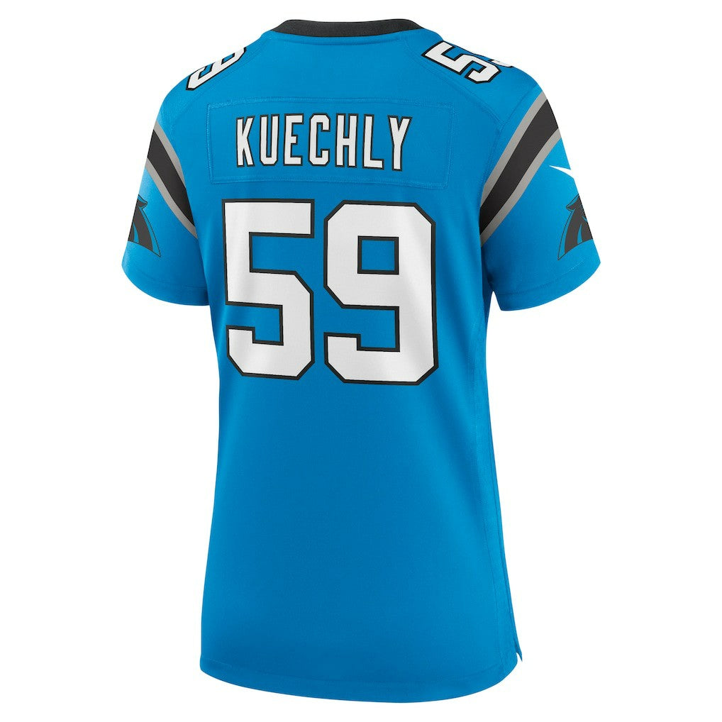 Nike Luke Kuechly Carolina Panthers Women's Retired Player Game Jersey Blue