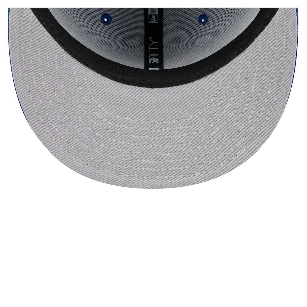 Philadelphia 76ers Piped & Flocked 59Fifty Fitted Hat Royal | New Era US