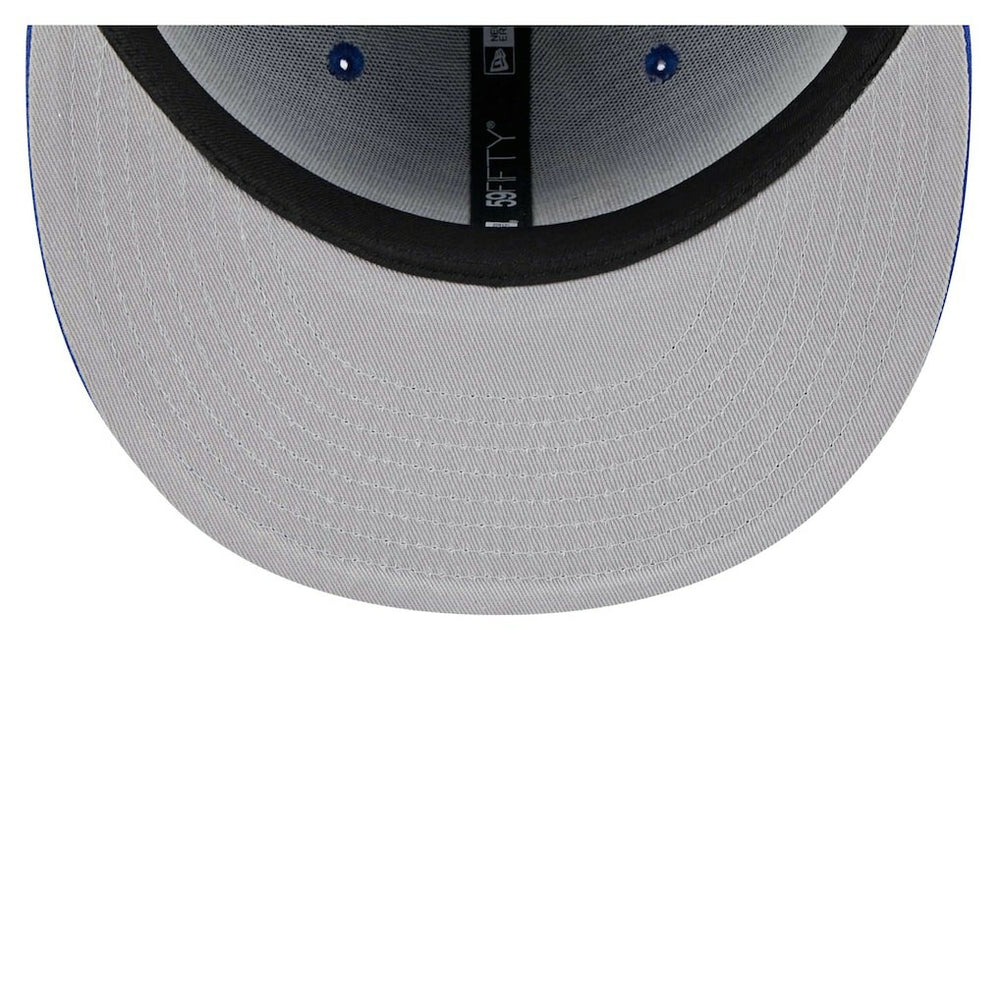 Philadelphia 76ers Piped & Flocked 59Fifty Fitted Hat Royal | New Era US