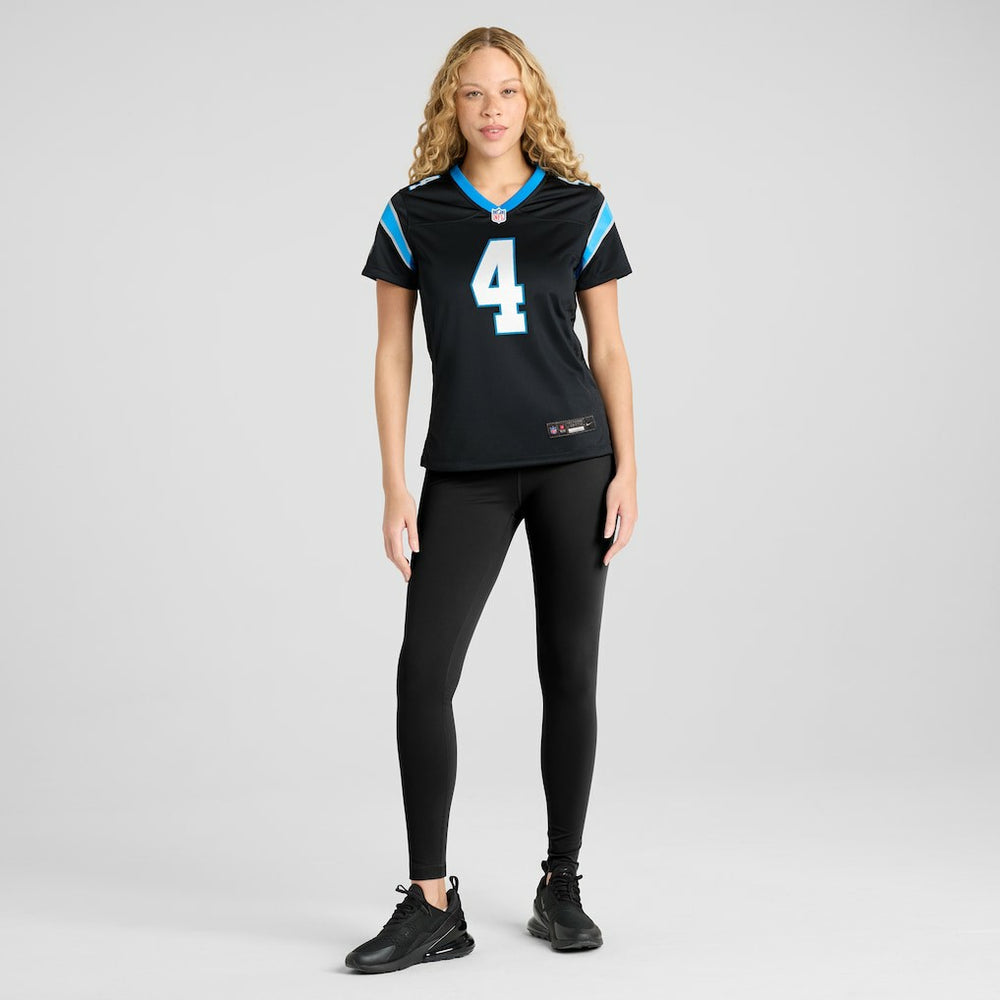 Nike Eddy Pineiro Carolina Panthers Women's Team Game Jersey Black