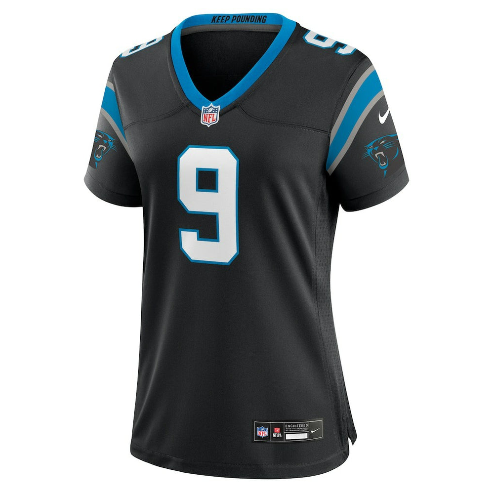 Nike Bryce Young Carolina Panthers Women's Team Game Jersey Black