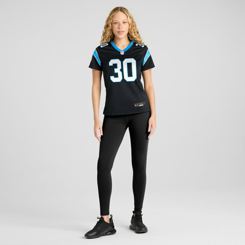Nike Chuba Hubbard Carolina Panthers Women's Team Game Jersey Black