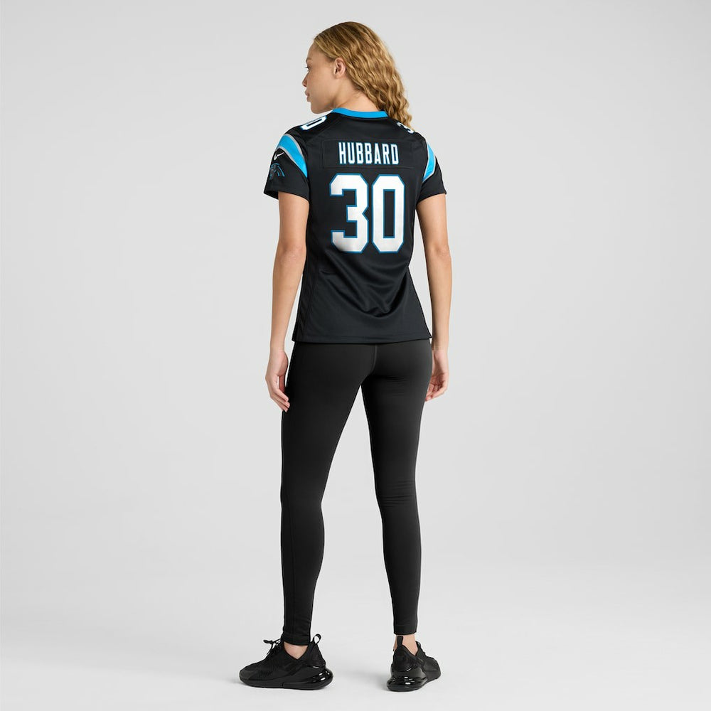 Nike Chuba Hubbard Carolina Panthers Women's Team Game Jersey Black