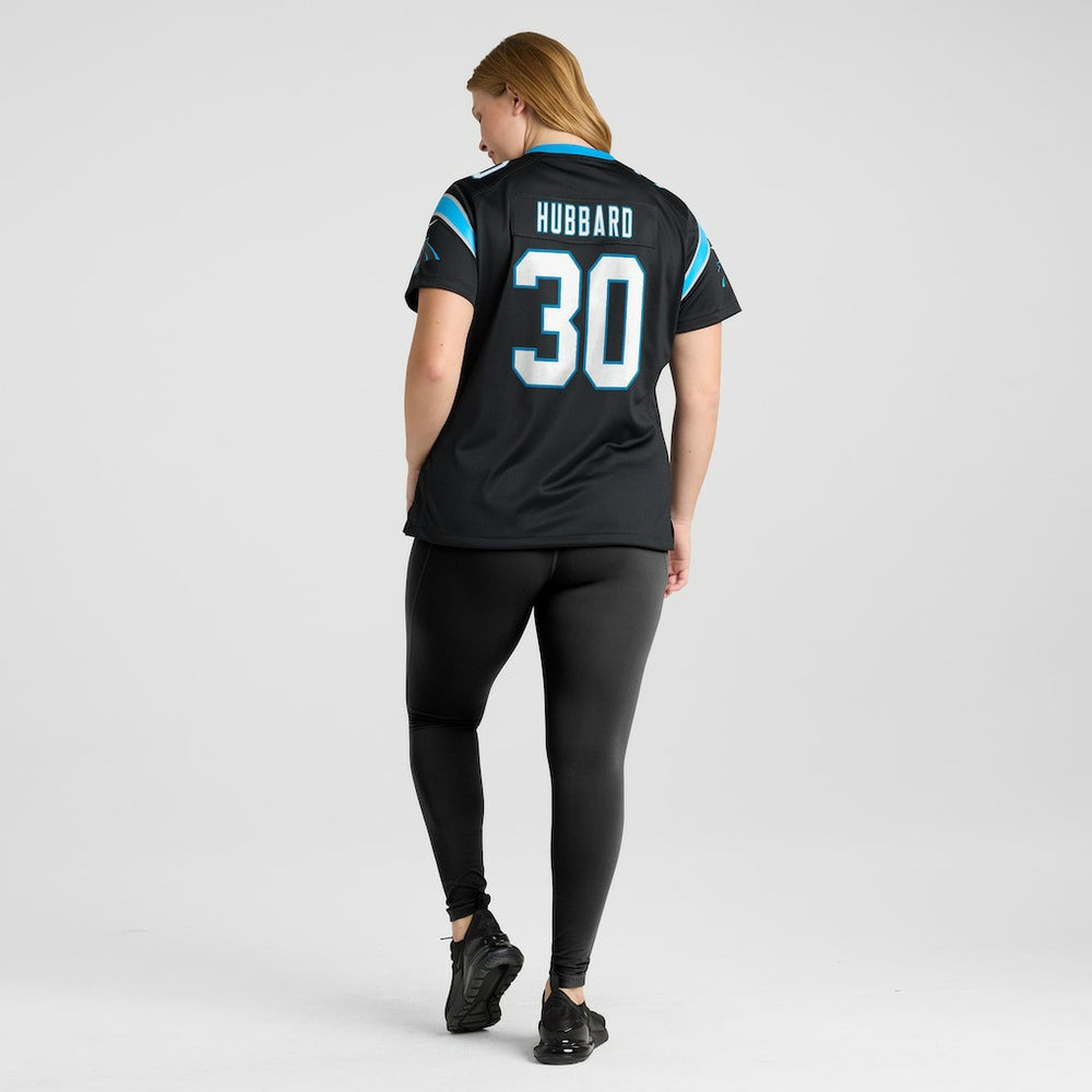 Nike Chuba Hubbard Carolina Panthers Women's Team Game Jersey Black