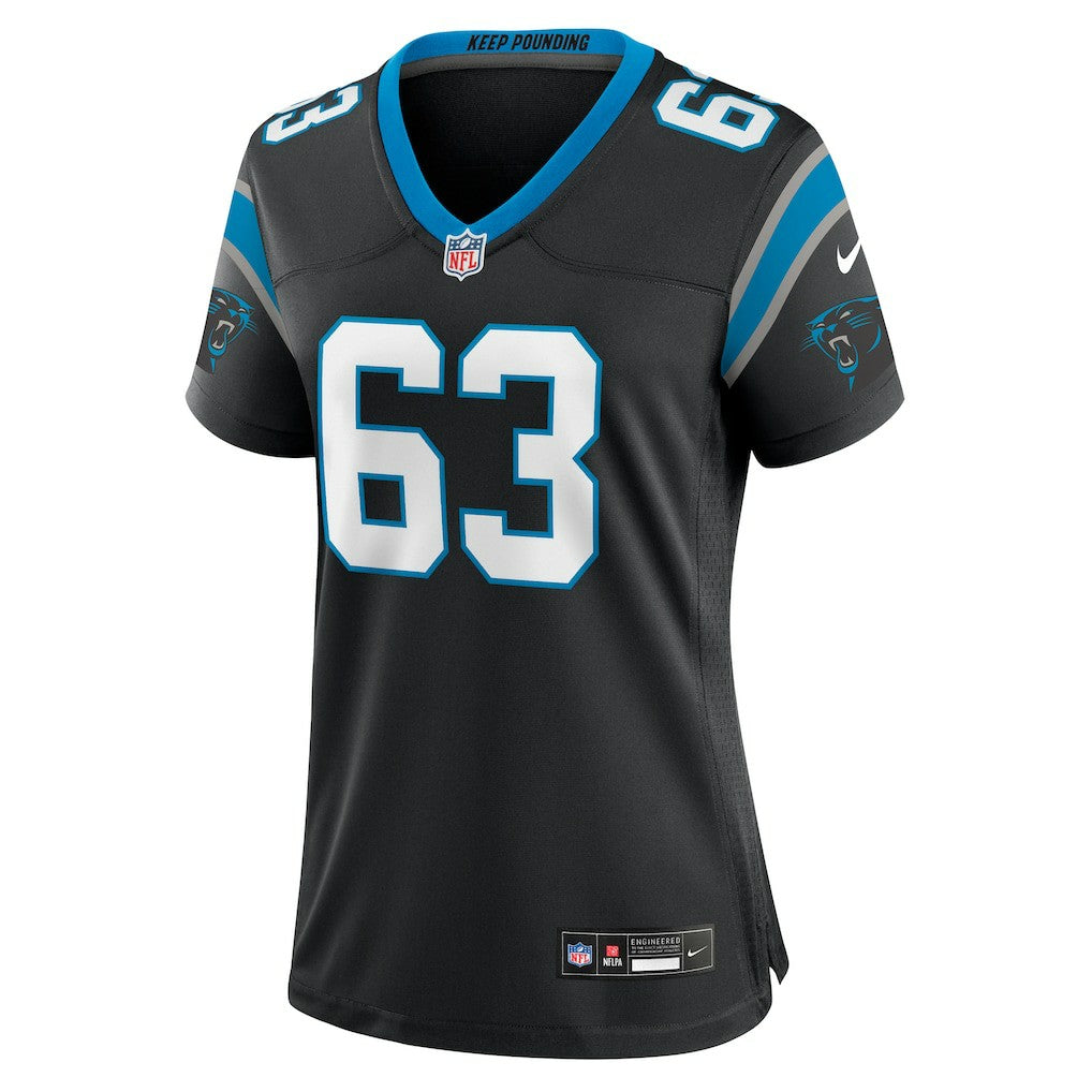 Nike Austin Corbett Carolina Panthers Women's Team Game Jersey Black
