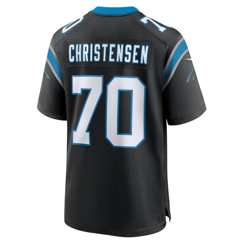 Nike Brady Christensen Carolina Panthers Team Game Jersey Black