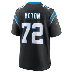 Nike Taylor Moton Carolina Panthers Team Game Jersey Black