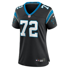 Nike Taylor Moton Carolina Panthers Women's Team Game Jersey Black