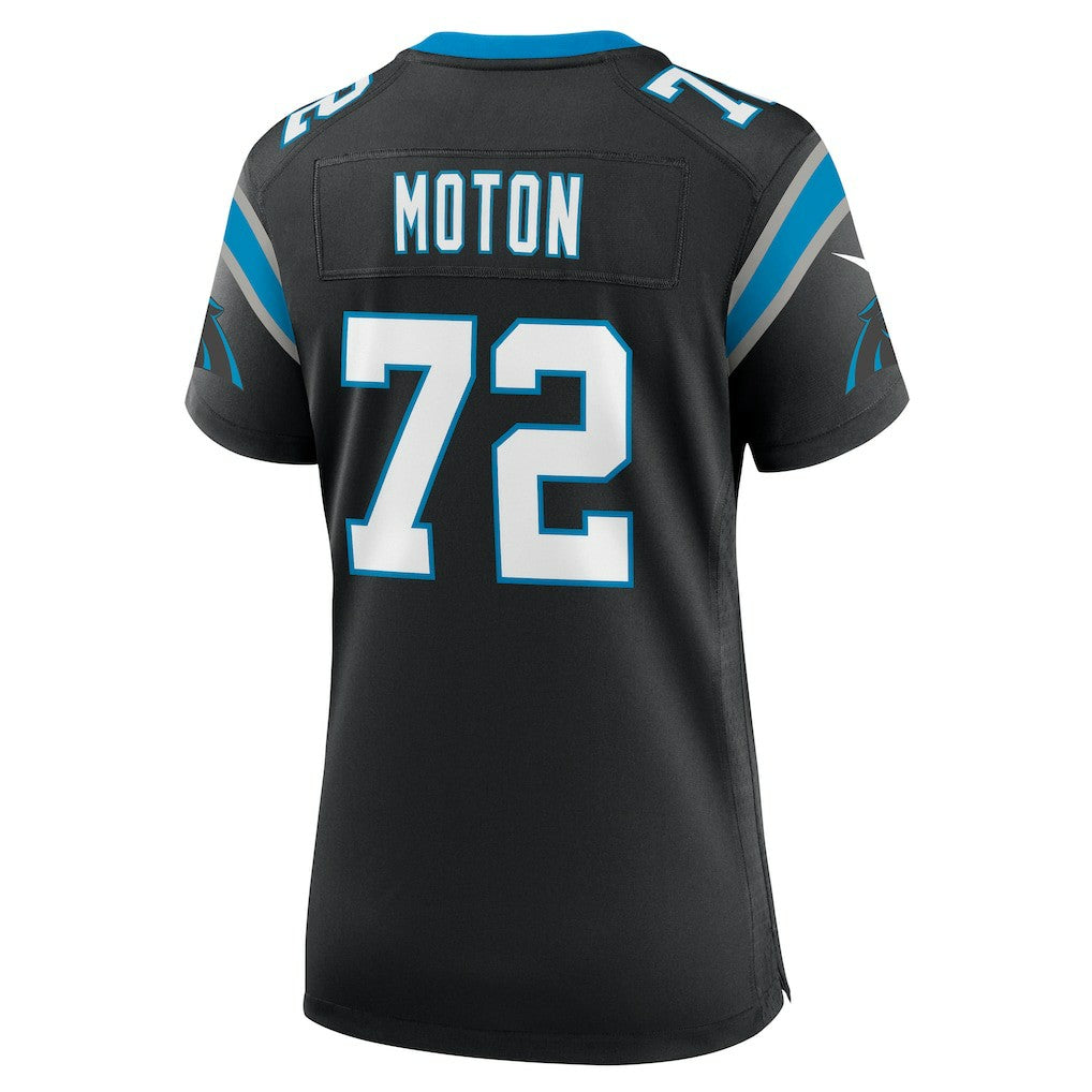 Nike Taylor Moton Carolina Panthers Women's Team Game Jersey Black