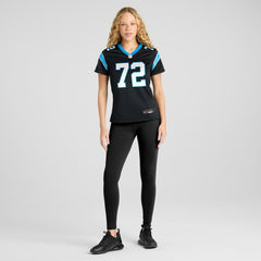 Nike Taylor Moton Carolina Panthers Women's Team Game Jersey Black