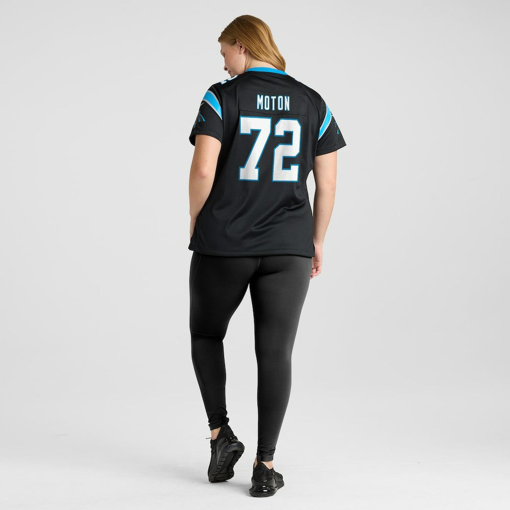 Nike Taylor Moton Carolina Panthers Women's Team Game Jersey Black
