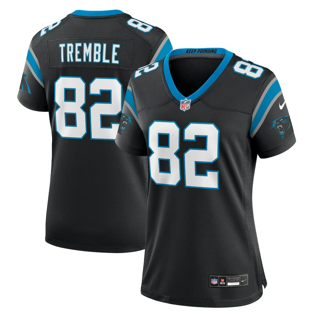 Nike Tommy Tremble Carolina Panthers Women's Team Game Jersey Black