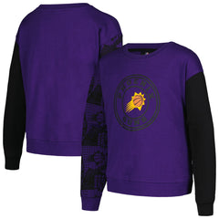 Phoenix Suns Girls Youth Trifecta Pullover Sweatshirt Purple