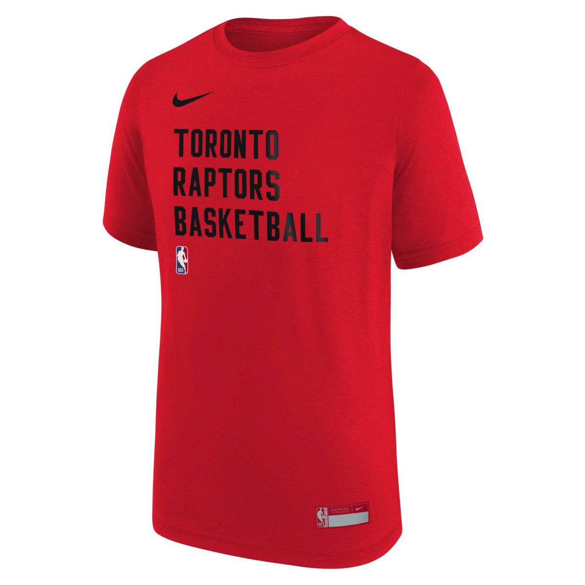 Toronto Raptors Youth Essential Practice T-Shirt Red | Nike Lifestyle