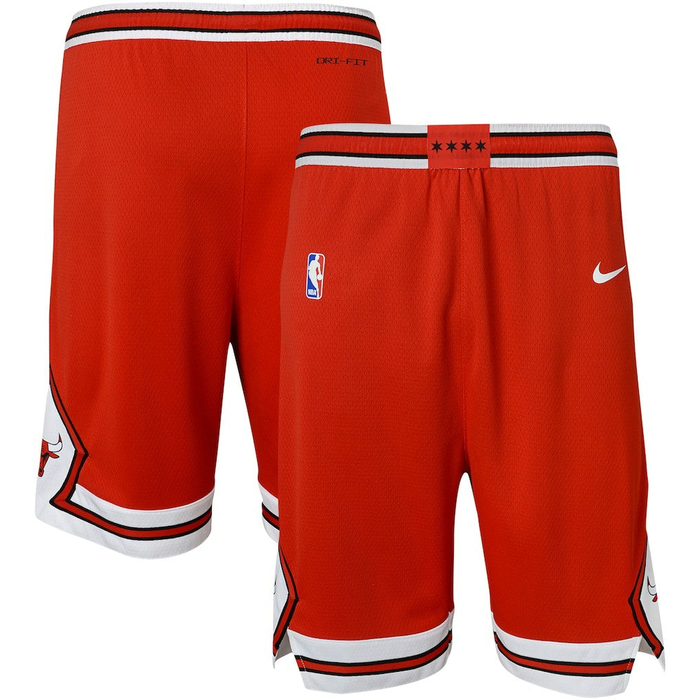 Chicago Bulls Youth Icon Edition Mesh Performance Swingman Shorts Red | Nike discount